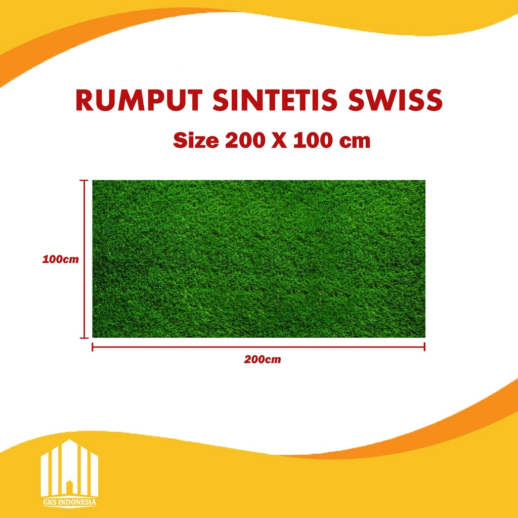 Rumput Sintetis Swiss Uk. 200 x 100 cm Best Quality