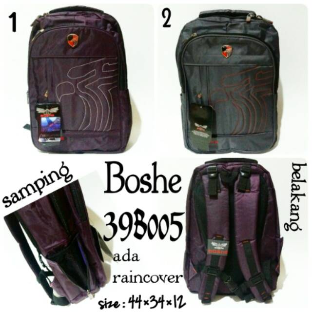 Tas ransel sekolah backpack Boshe 30B005 tas punggung terbaru dan termurah