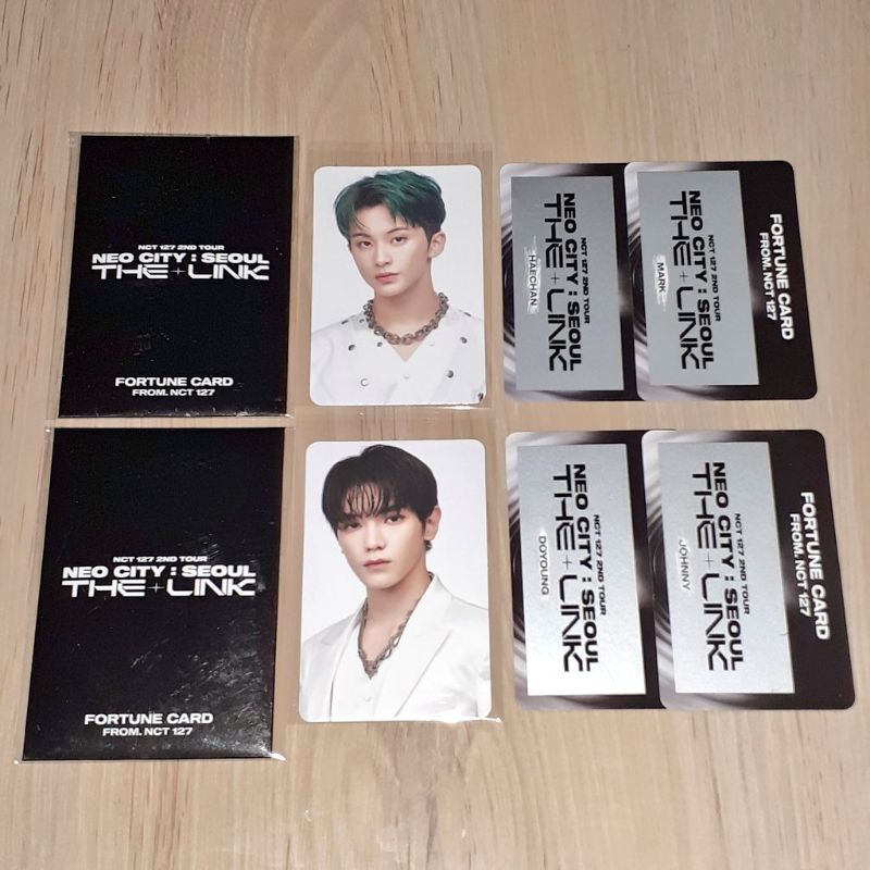 NCT 127 2nd tour Neo City : Seoul The Link MD Official Fortune Card unsealed with Photocard Mark & T