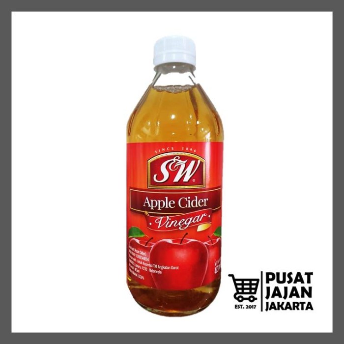 

Jual S&W Apple Cider Vinegar 946 Ml Cuka Makan Cuka Apel Sw Besar