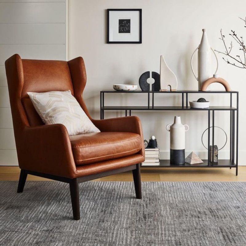 sofa single wing chair sofa single minimalis modern