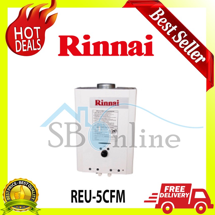 RINNAI Gas Water Heater - REU 5CFM