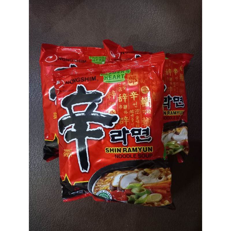 

Nongshim Shin Ramyun 120 gr Mie Instan Korea nong shim instant Farmer's Heart