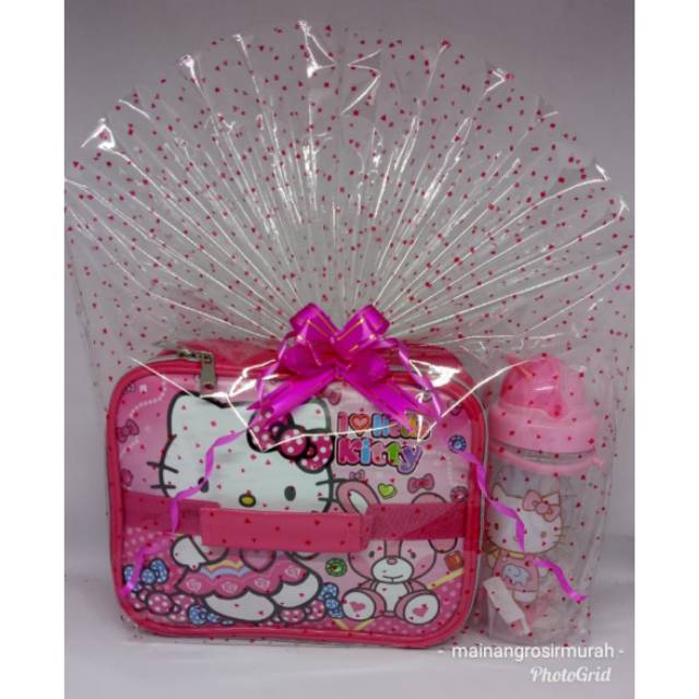 

Paket souvenir tas + botol minum/goodie bag