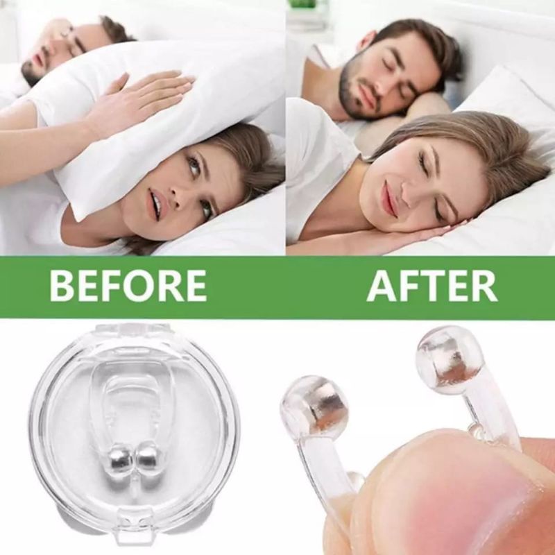 hokkiterus21⭐⭐⭐⭐⭐ ALAT DENGKUR Magnetic Snore Stopper nose up clip clipper A001