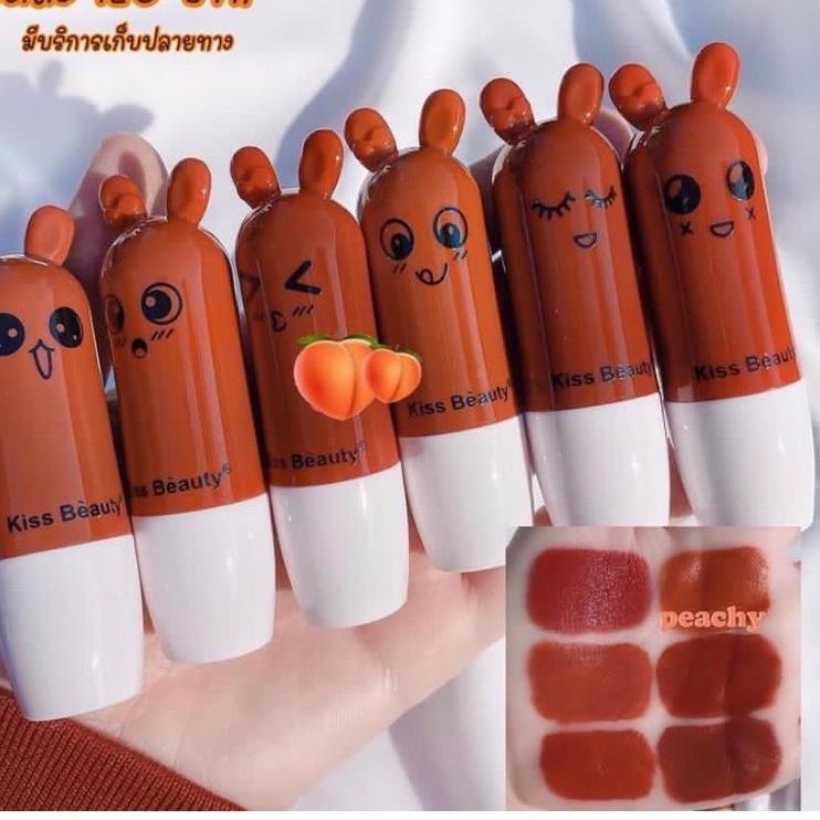 [PROMO 8NH40] [ECER] KISS BEAUTY COLOR VELVET BONEKA LIPSTICK Buruan Beli