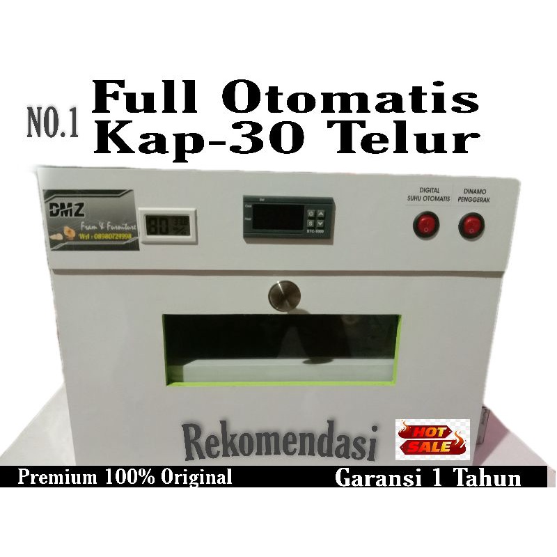 Mesin Tetas Telur , Full Otomatis Kapasitas 30 System Rak Geser Bisa COD