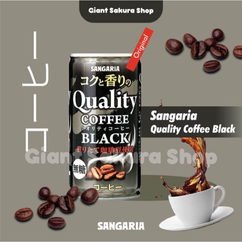 

Sangaria Quality Black Coffee / kopi jepang / minuman impor / kopi instant / kopi hitam / kopi