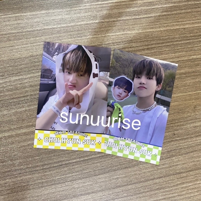 Treasure Hyunsuk tmatch selfie ver pcs photocatd