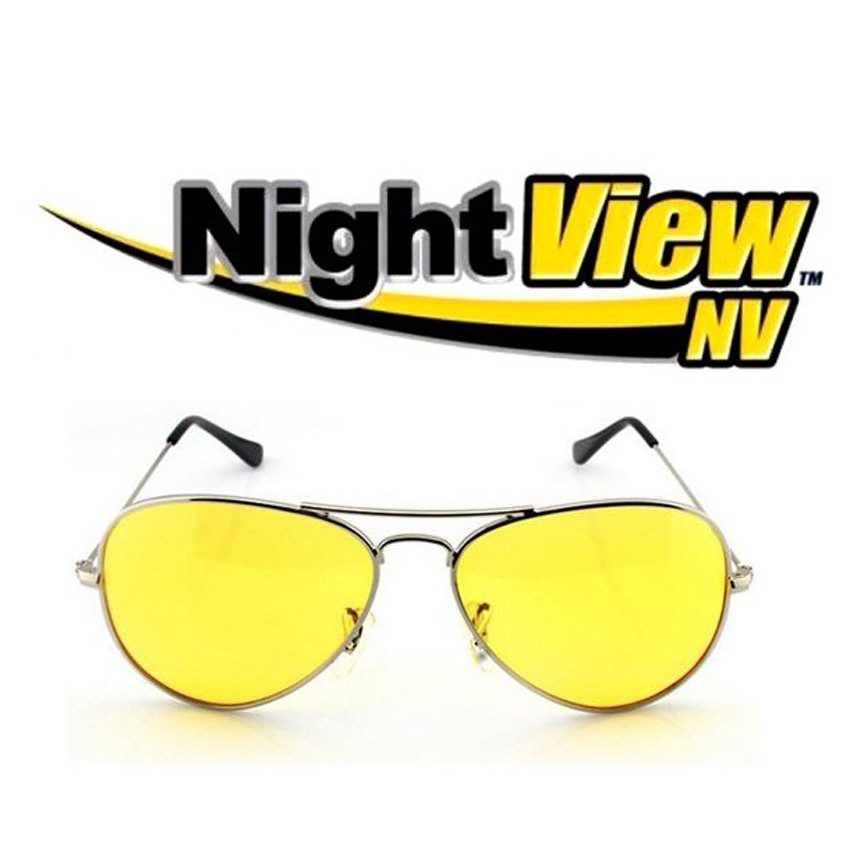 Night View Eye Glasses Protection Lensa Frame Kacamata Anti SIlau