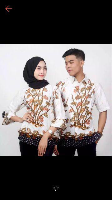 Cod Couple Batik Terlaris Kemeja Hem Tunik Batik Atasan Terbaru M L Xl Xxl