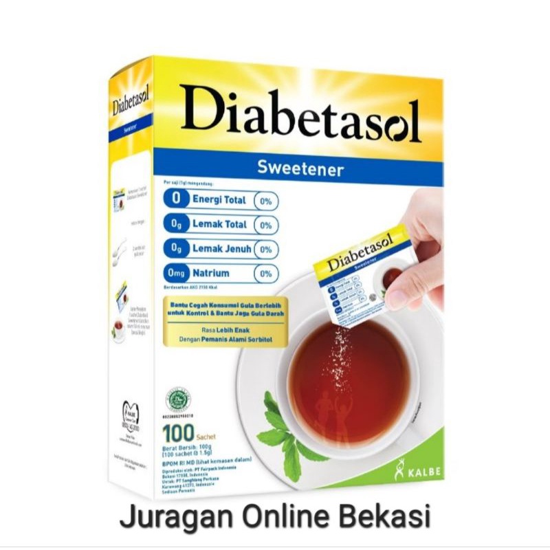 

Diabetasol Sweetener 100 x 1.5gr