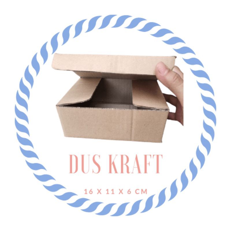 

Kardus Kraft Tutup Celup Uk 16 x 11 x 6 Cm
