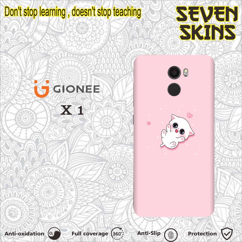 SKIN HANDPHONE DAPAT 2 PCS  GIONEE X1 KUCING