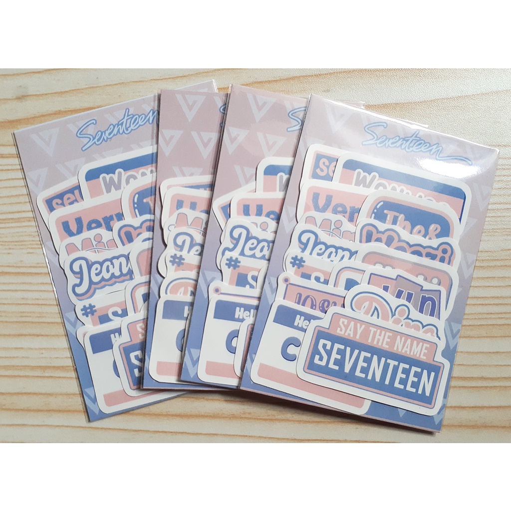 [ AVOCRAFTDO ] Sticker Kpop Seventeen / HOT / World / BSS die cut