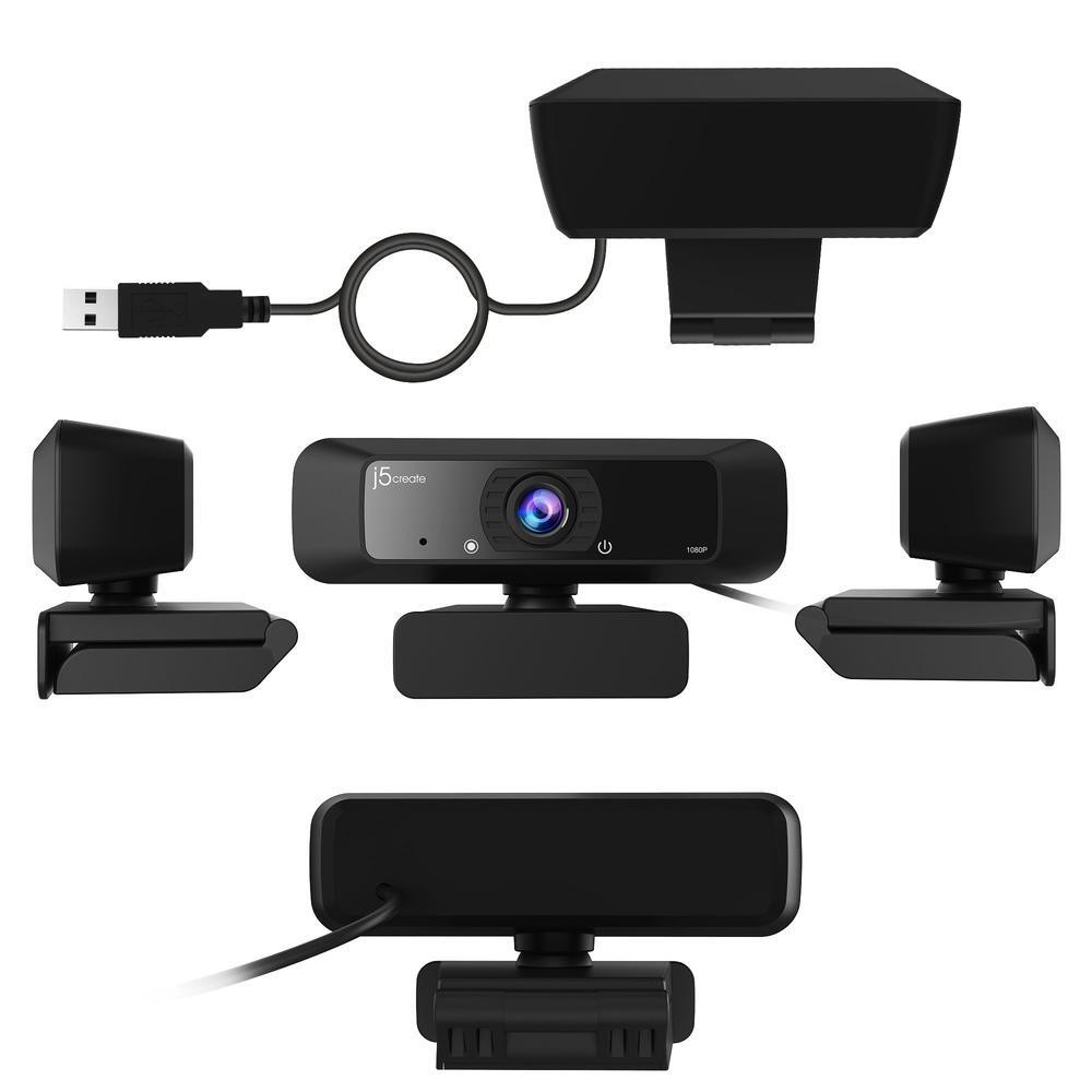 j5create JVCU100 USB HD Webcam With 360° Rotation