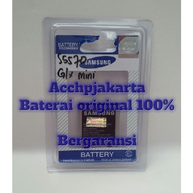 Baterai Galaxy Mini / S5570 Original SEIN 100% /Baterai Batre Battery Samsung Original