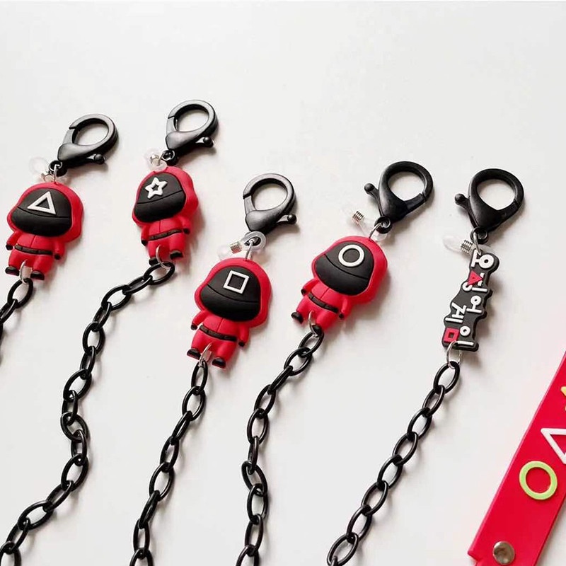 (Zomi) Tali Lanyard Kacamata / Earphone Motif Kartun Cumi Bahan Akrilik Gaya Korea