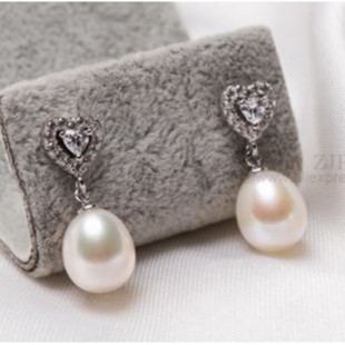 Anting Korea Mutiara Air Tawar asli Import kualitas premium bahan S925 Sterling Silver - A022