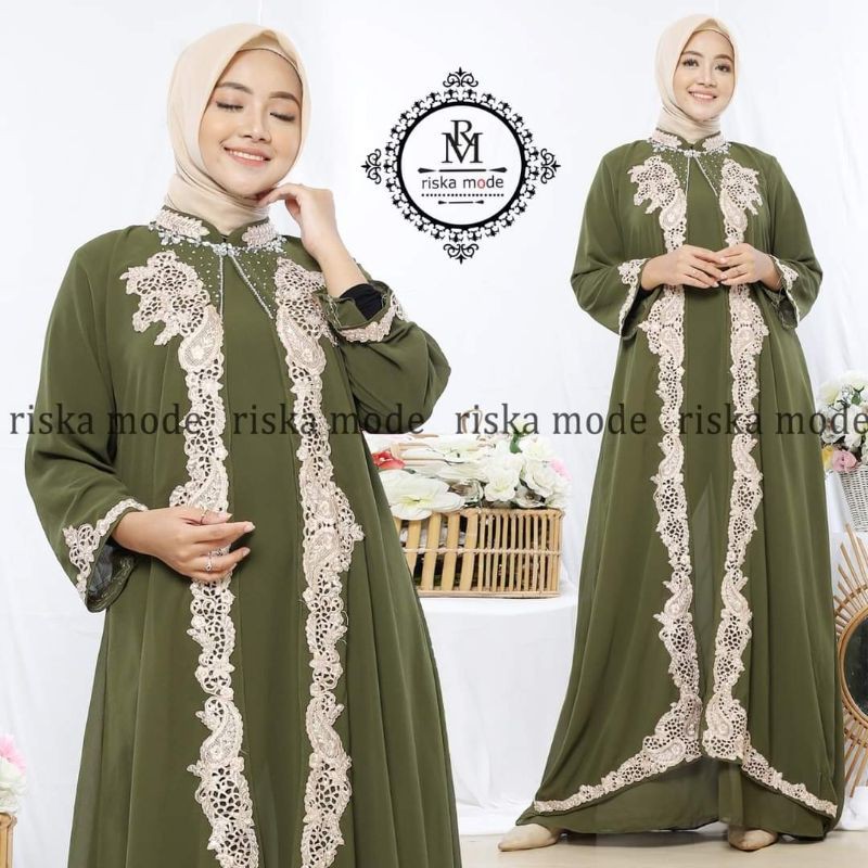 GAMIS LEBARAN MEWAH/GAMIS KAFTAN BORDIR/GAMIS LEBARAN TERKINI