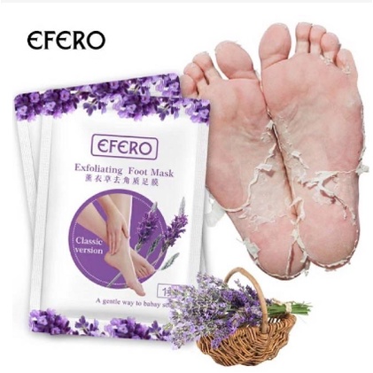 EFERO FOOT MASK PEEL OFF (TERBUKTI) peeling exfloating foot mask AMPUH