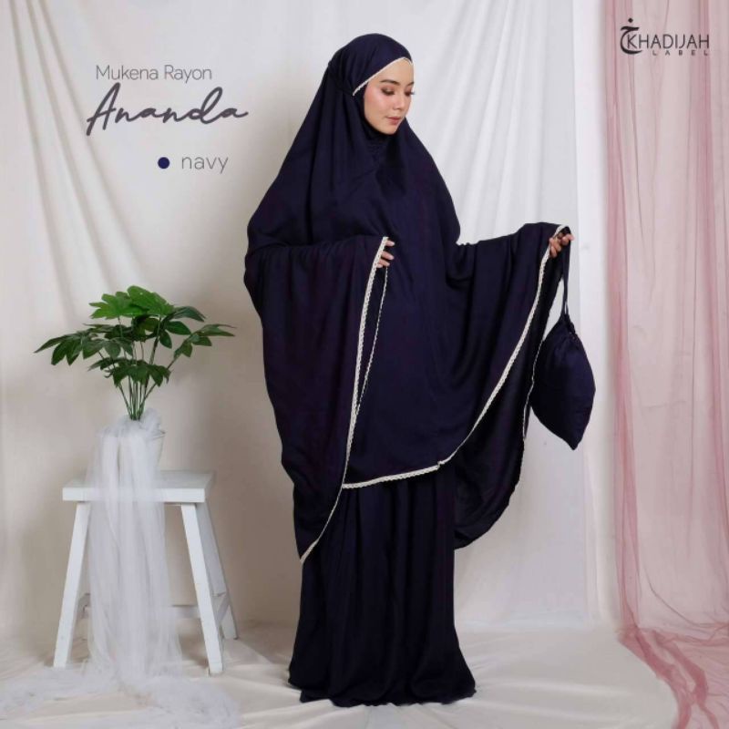 Khadijah Label - Mukena Rayon Ananda Super Jumbo