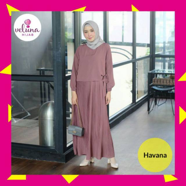 HAVANA DRESS-Dress Muslim-Fashion Muslim-Gamis muslimah