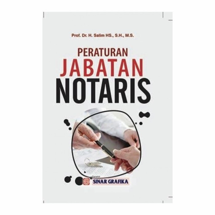 PERATURAN JABATAN NOTARIS