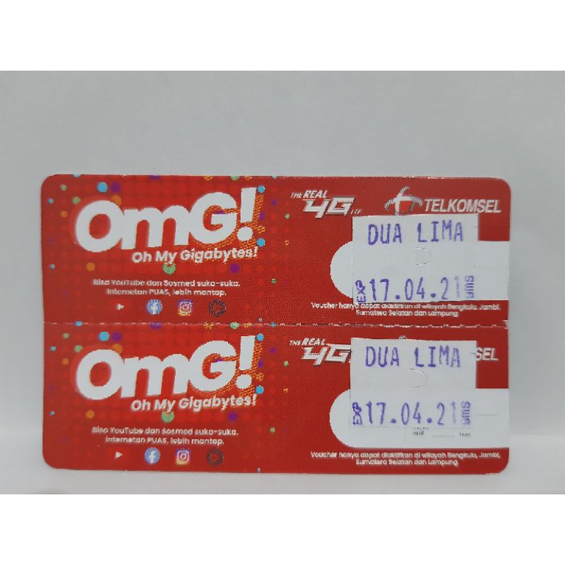 Voucher Telkomsel 2,5 GB