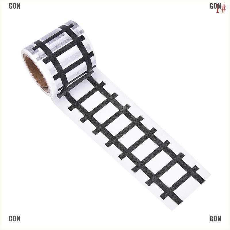 GON Creative Traffic Road Railway Tape Japanese DIY Masking Washi Tape