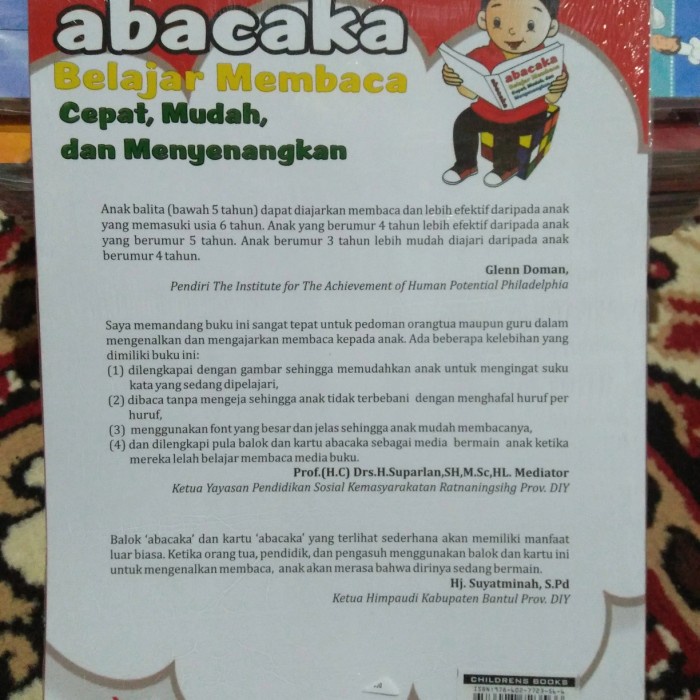 Ready Abacaka Belajar Membaca Cepat Mudah Dan Menyenangkan Terbatas Shopee Indonesia