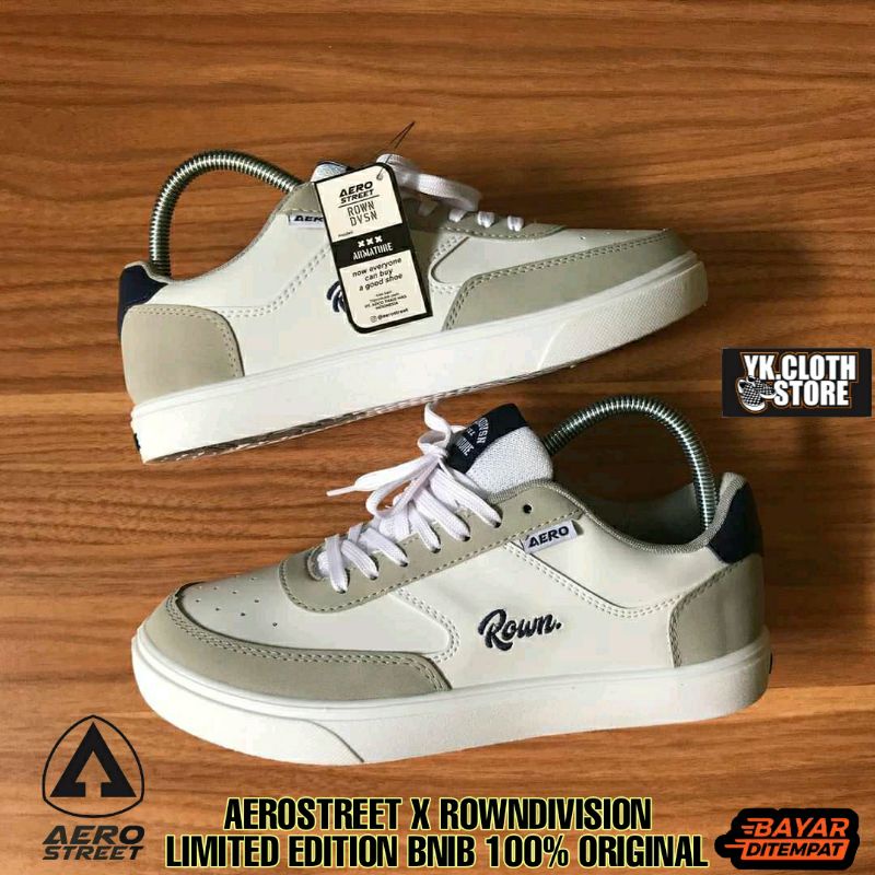 Aerostreet x RownDivision Rown Limited Edition BNIB | Sepatu Snekaer Casual Pria Wanita