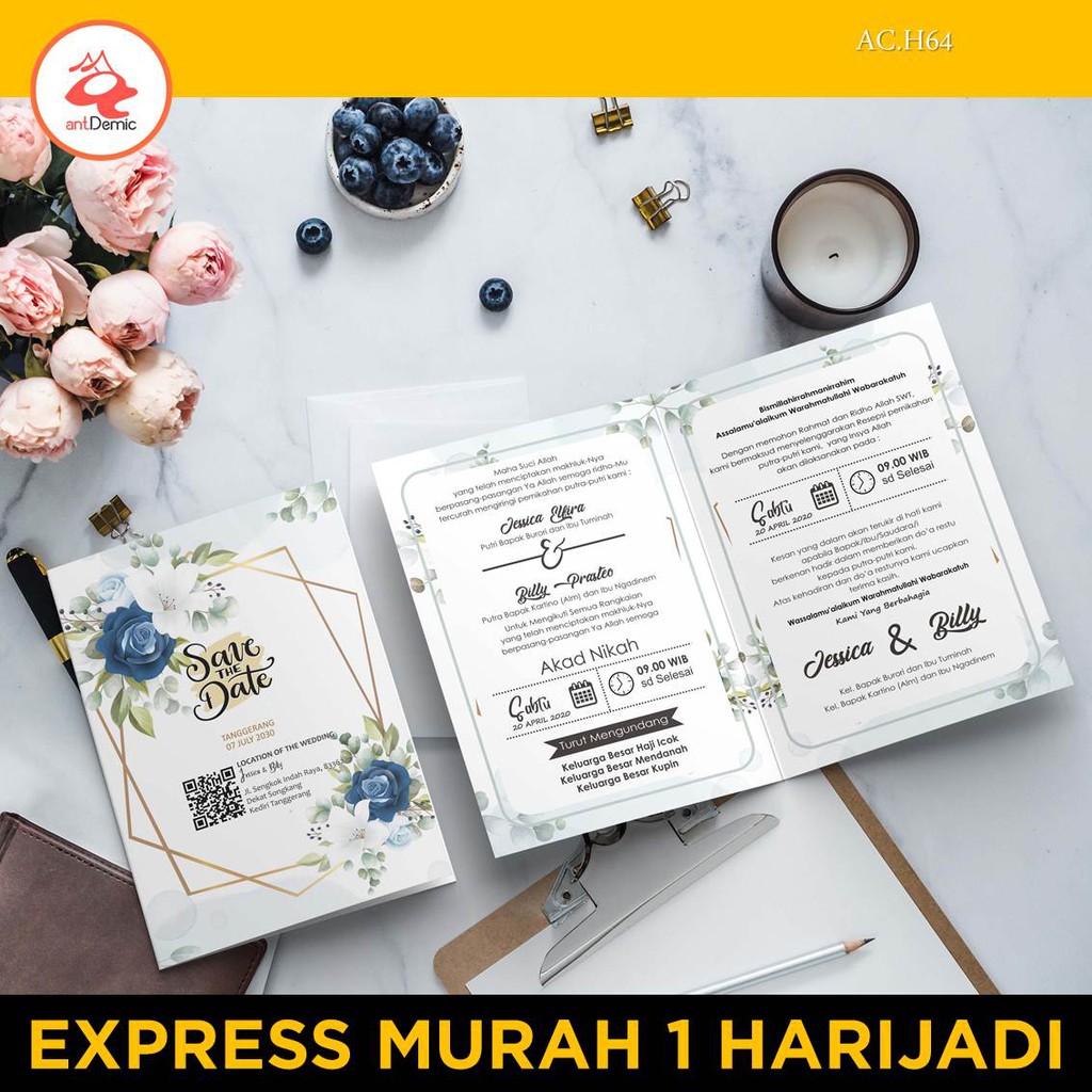 Antdemic Undangan Pernikahan Foto Prewedding Express