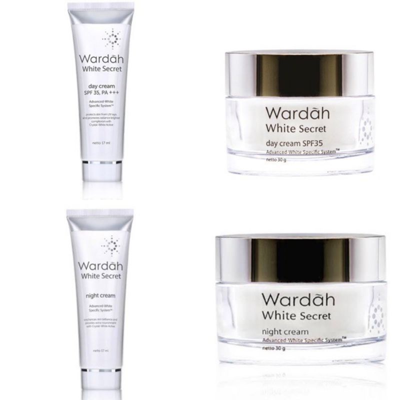 Wardah Crystal Secret Brightening Day Cream &amp; Night Cream