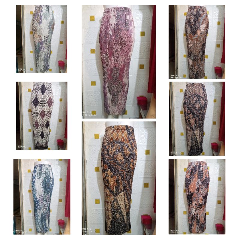 Realpict rok prisket batik semi sutra//rok prisket murah//rok batik//rok instan//rok kebaya//rok couple batik