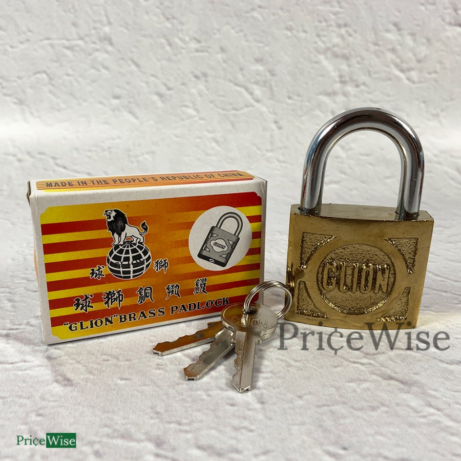 Gembok Kuningan 50 mm Glion / Brass Padlock