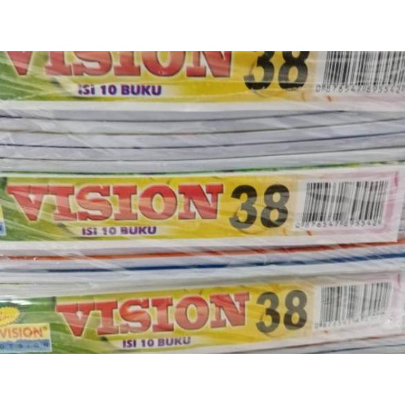 

Model baru - Buku vision 38 / Book vision isi 38 buku vision dan sekola 38