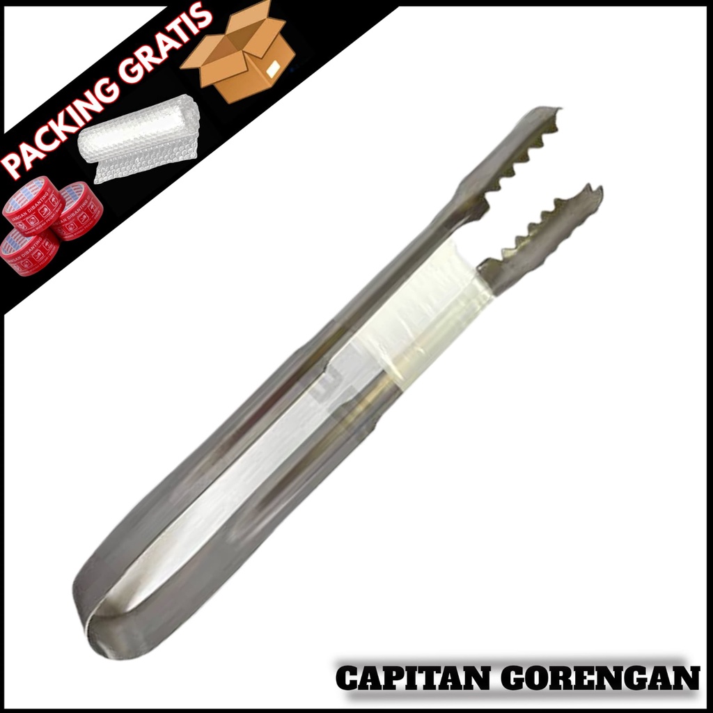 Capitan gorengan dapur masak makan daging es besi stainless panjang murah