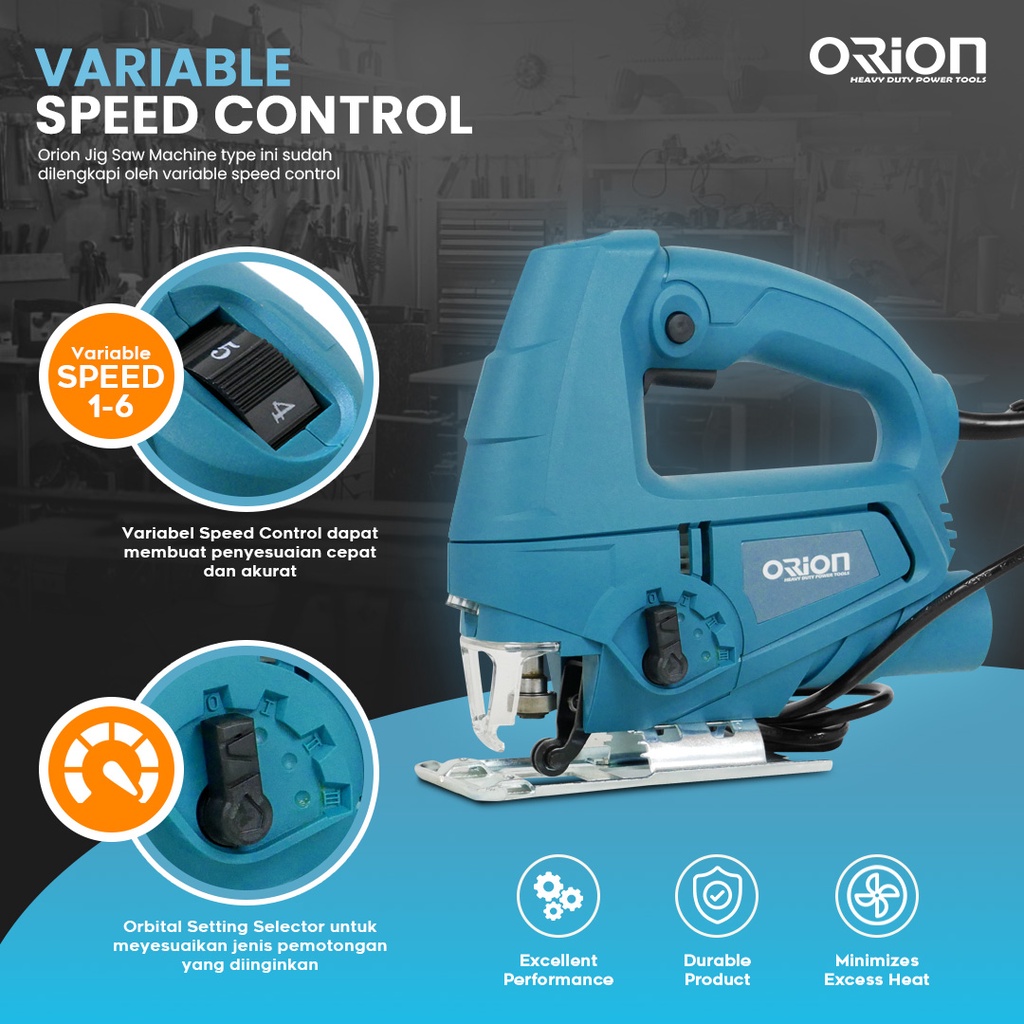 Mesin Gergaji kayu / Jig Saw Machine Orion JS65B
