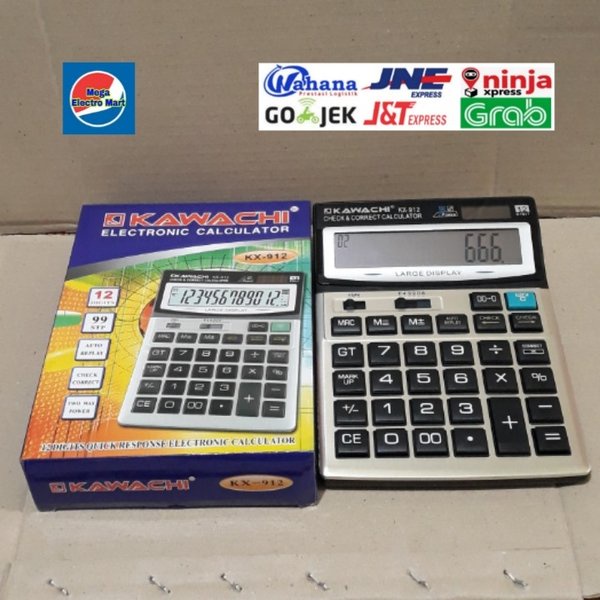 

Jual kalkulator kawachi 12 digit kx912 Murah