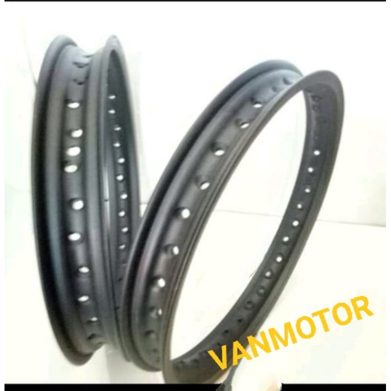 VELG MOTOR ROSSI RING 17 H36 HOLE 36 Lebar 185 SILVER HITAM