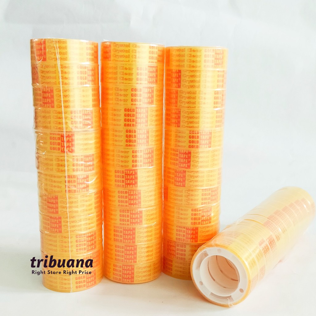 

Isolasi/ Solatip Kecil Kado Bening GOLDTAPE