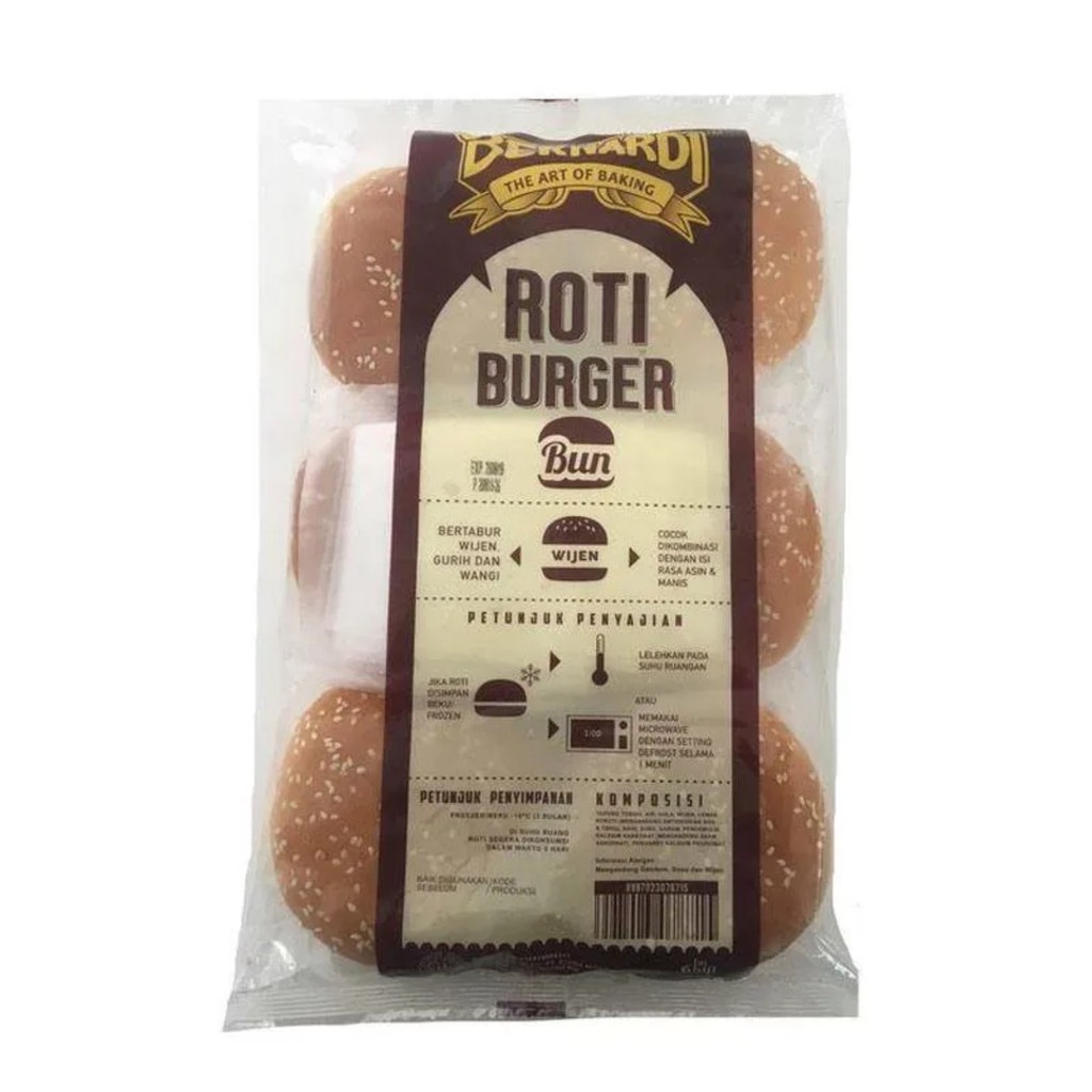 Bernardi Roti Burger Wijen isi 6