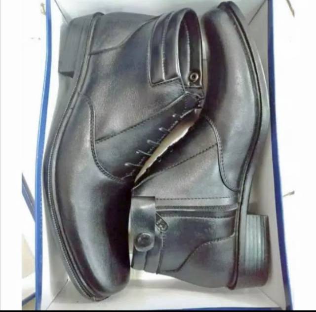 Sepatu pantofel pdh pria bahan kulit asli kulitas super