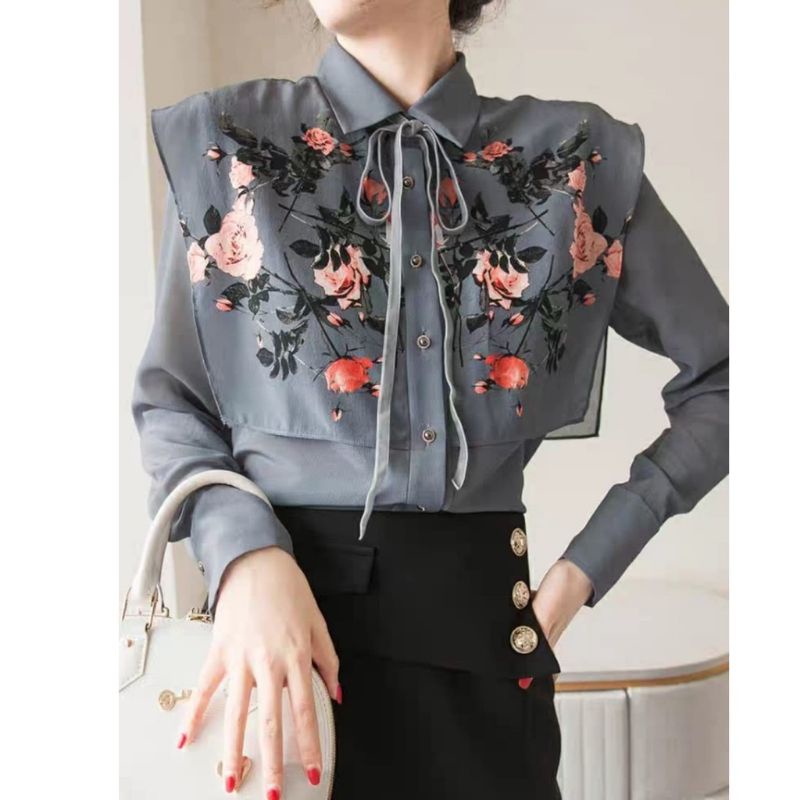 MDLV ~ 5265 JUDYTA SAILOR COLLAR SHIRT BLOUSE KOREA KEMEJA KOREA BLOUSE PREMIUM FASHION IMPORT