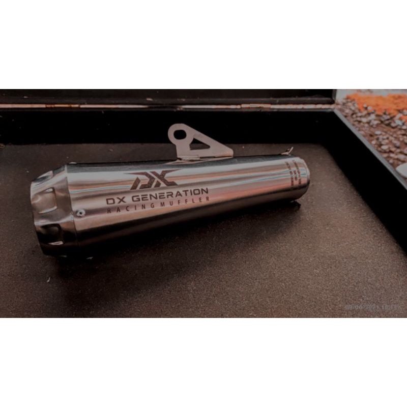 Knalpot ORIGINAL DX Pro Race (FULL SYSTEM) ZX 25R (4 Silinder) UNDERBELLY dan HIGH MOUNT