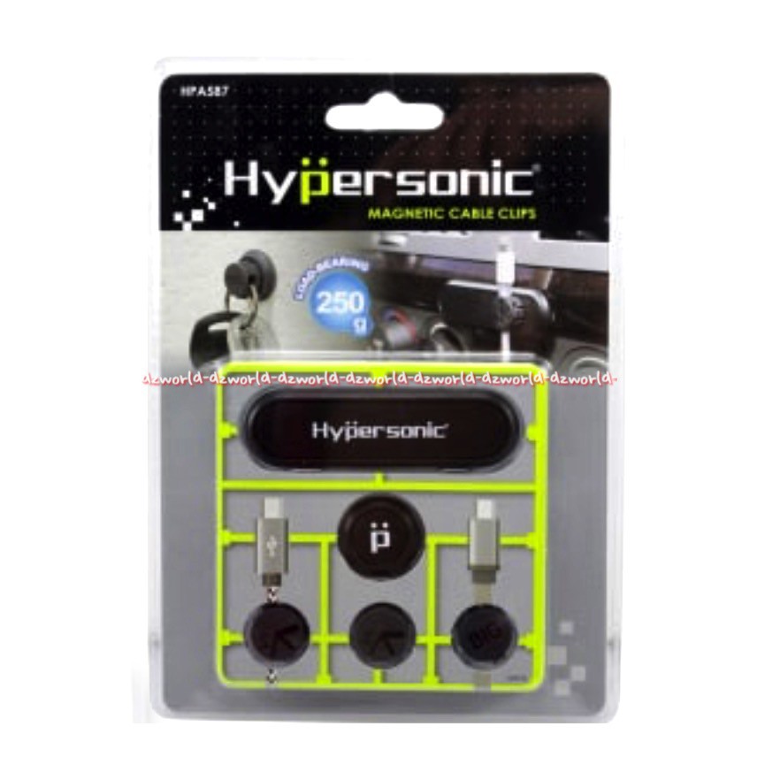 Hypersonic Set Organizer Kabel Magnetik Warna Hitam Pada Mobil