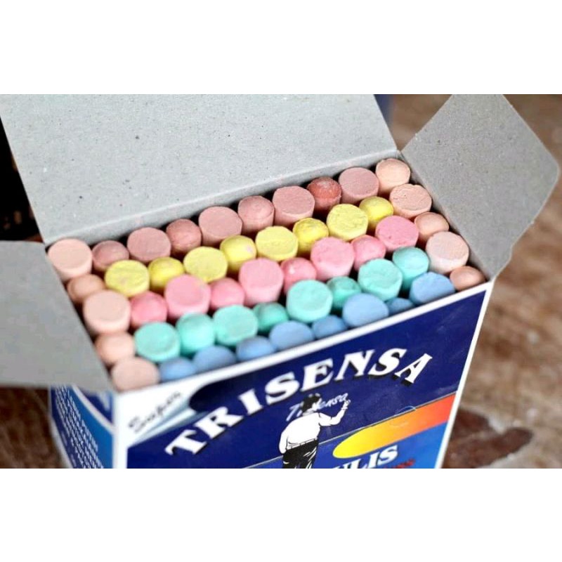 

kapur warna warni non toxic dustless chalk