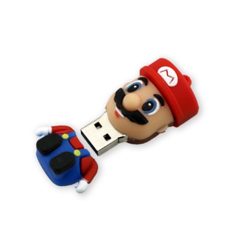 Pen Drive USB 2.0 Gb 16 8 1GB 6432gb 128GB Stico Mario Cangkang