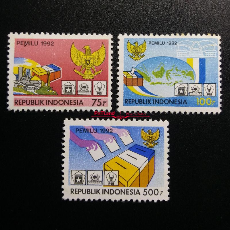 

Prangko PEMILU 1992 set lengkap mint - I 421